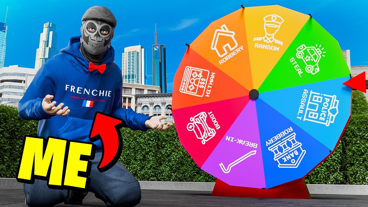 Вращайте КОЛЕСО ПРЕСТУПЛЕНИЙ в GTA 5 RP