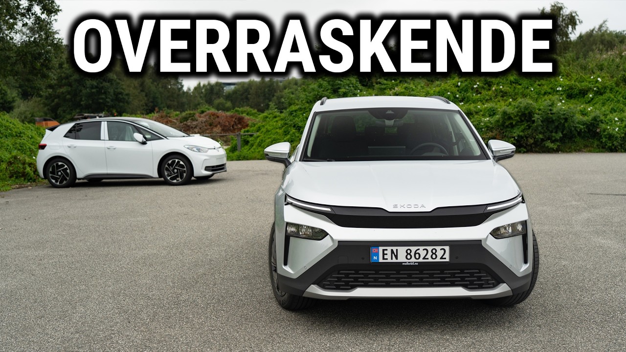 Jeg kjører Škoda Elroq 50 for første gang