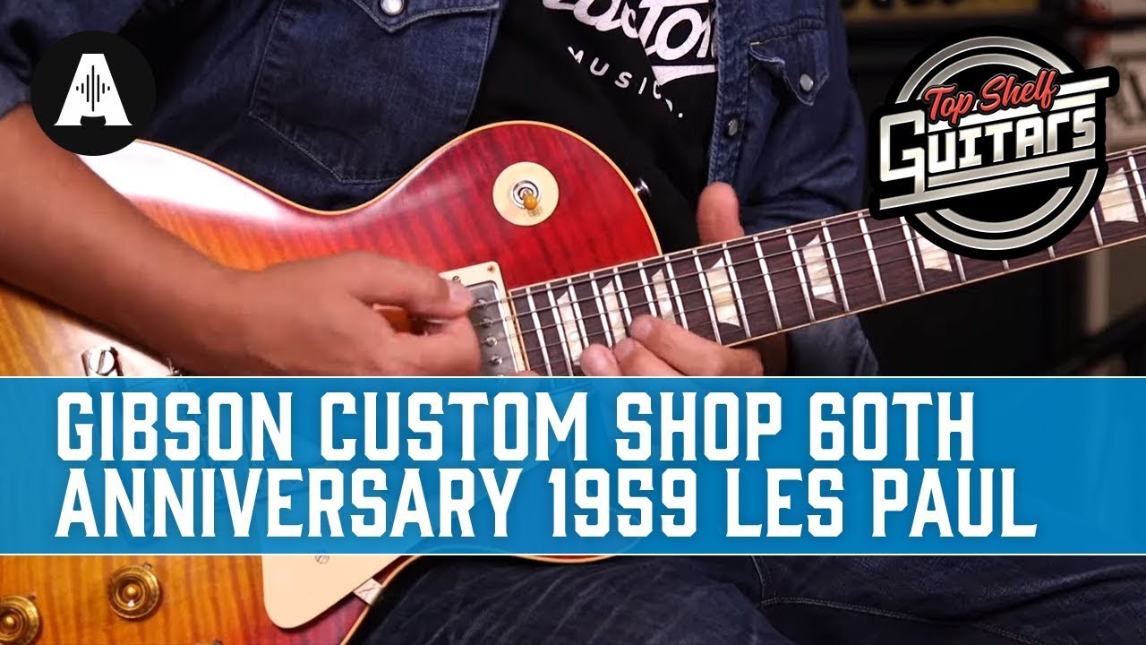Top Shelf Guitars - Gibson Custom Shop 60th Anniversary 1959 Les Paul Standard in Factory Burst