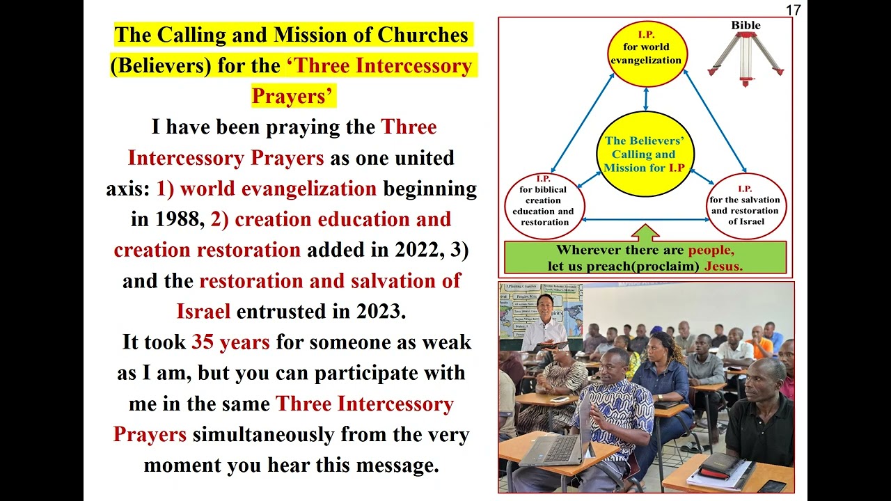 The Calling and Mission of the Three Intercessory Prayers