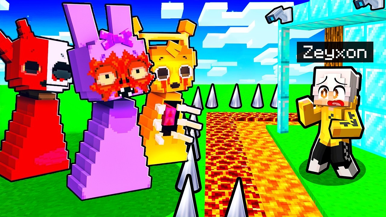 SPRUNKI contro la CASA PIÚ SICURA di MINECRAFT