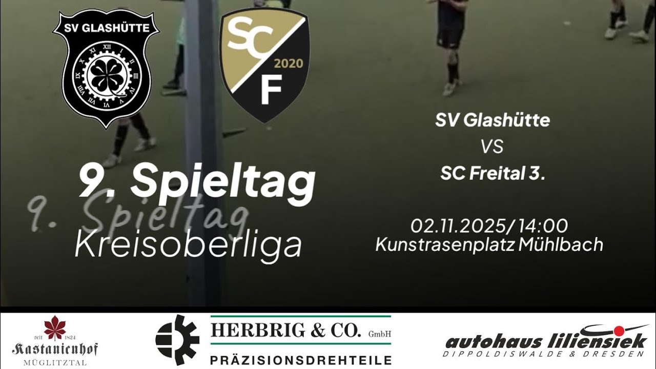SV Glash&uuml;tte vs. SC Freital III. ⚽️ Kreisoberliga @kvfsoe 🔥