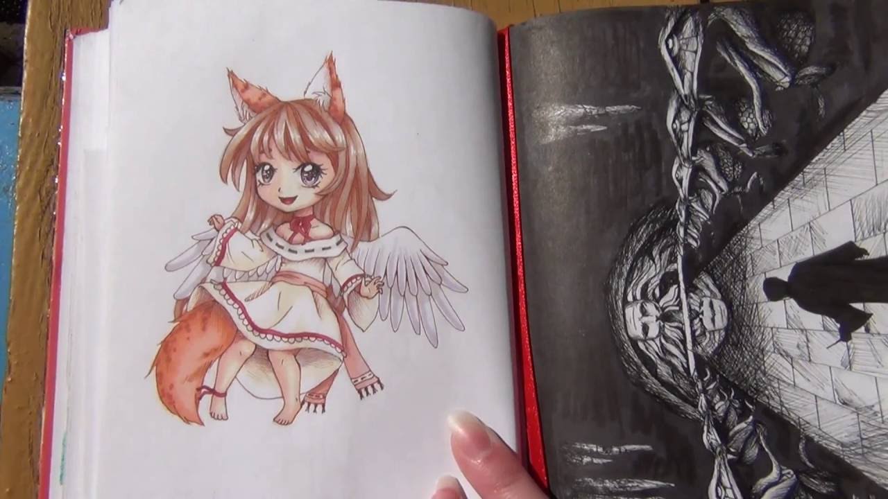 Обзор на скетчбук 4 (Стимпанковский блокнот)