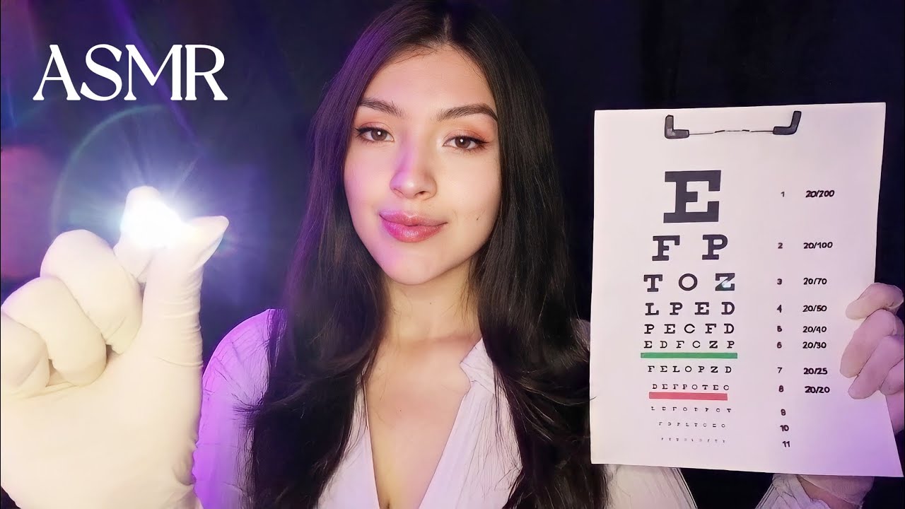 ASMR EXAMEN DE LA VISTA - Roleplay Médico - Jenn ASMR