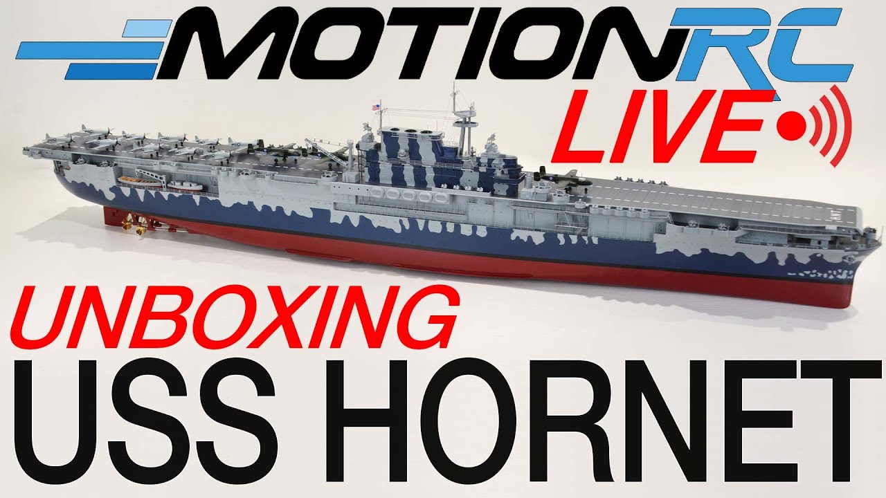 Распаковка нового американского авианосца Bancroft RC USS Hornet в масштабе 1/200, 48,3 дюйма | M...