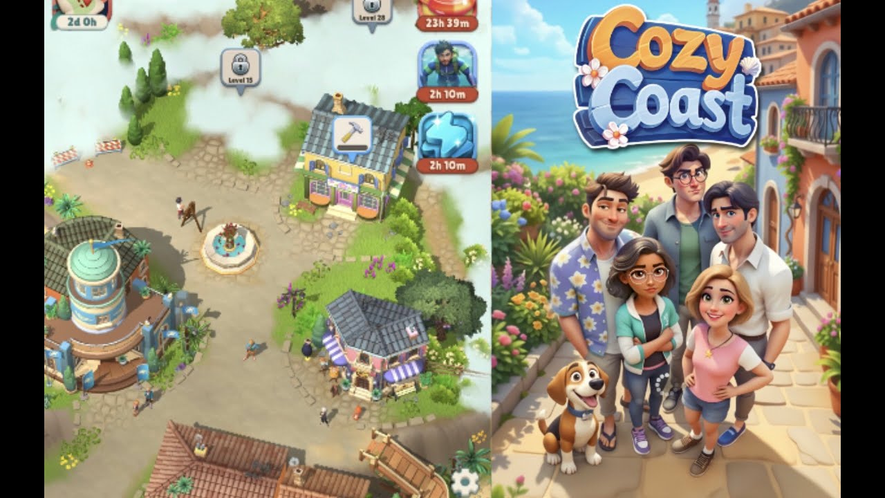 Cozy Coast | Level 13 Part 4 🍓🐕 #merge