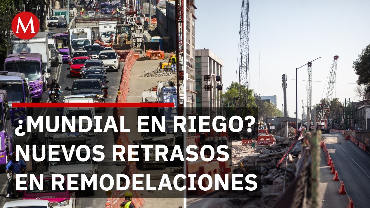 Estadio Azteca: retrasos en repavimentación de calles a 100 días del Mundial