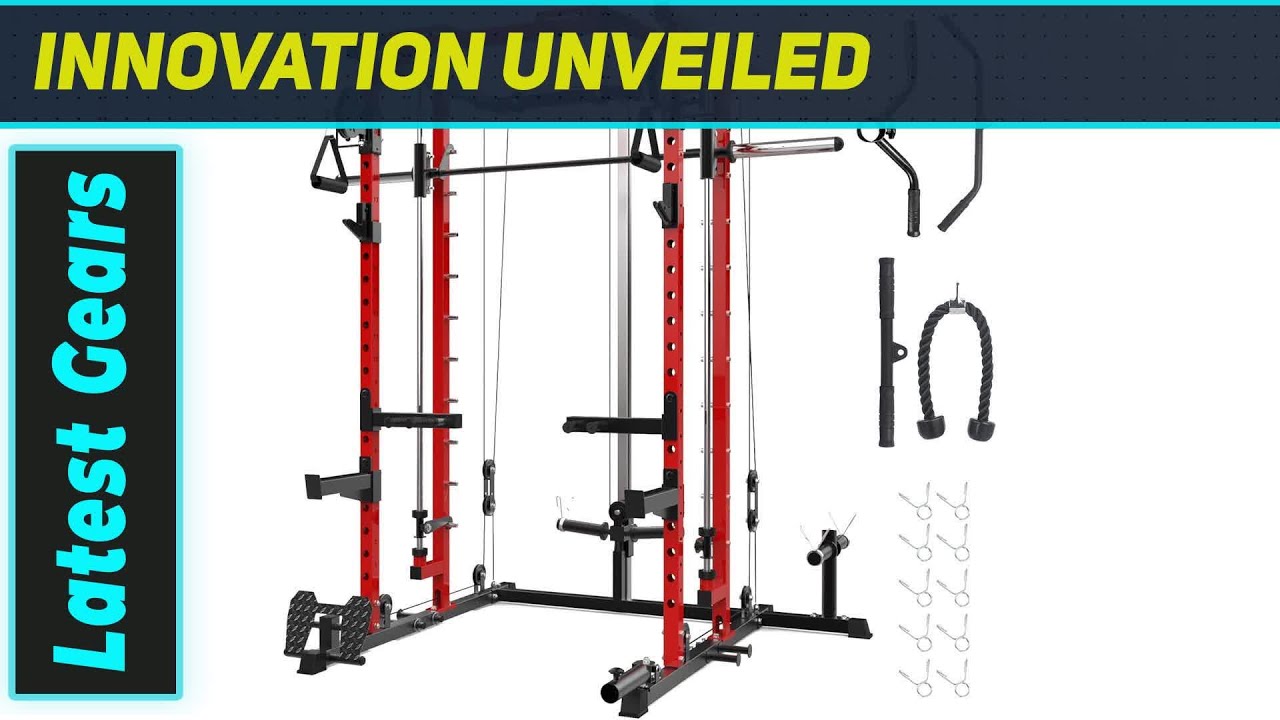 GarveeLife Power Cage Smith Machine – Best All-in-One Home Gym Setup
