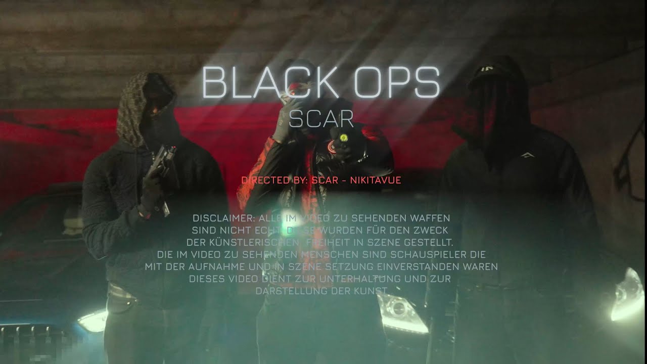 SCAR - BLACK OPS (OFFICIAL VIDEO)
