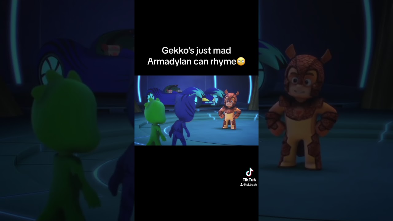 Gekko having beef with Armadylan💀 #pjmasks