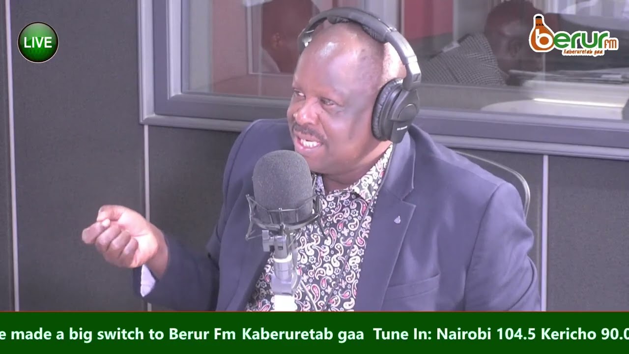 Hon. Isaac Ruto: When President visits a region, we f inform him  the challenges facing the local.