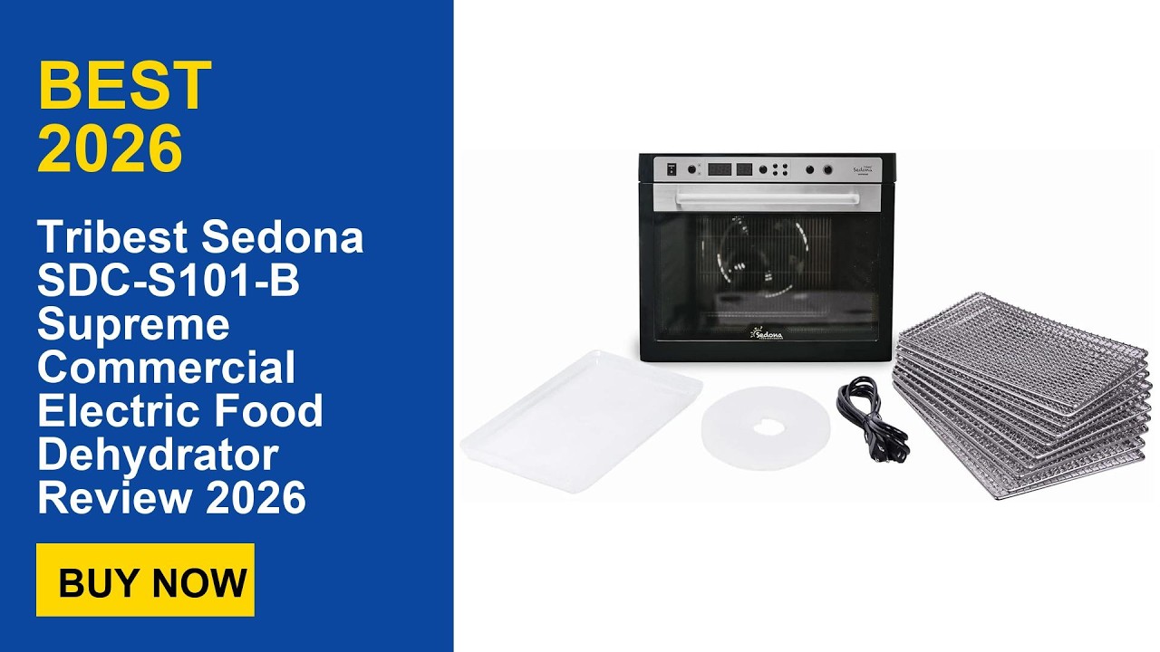 Tribest Sedona SDC-S101-B Supreme Commercial Electric Food Dehydrator Review 2026