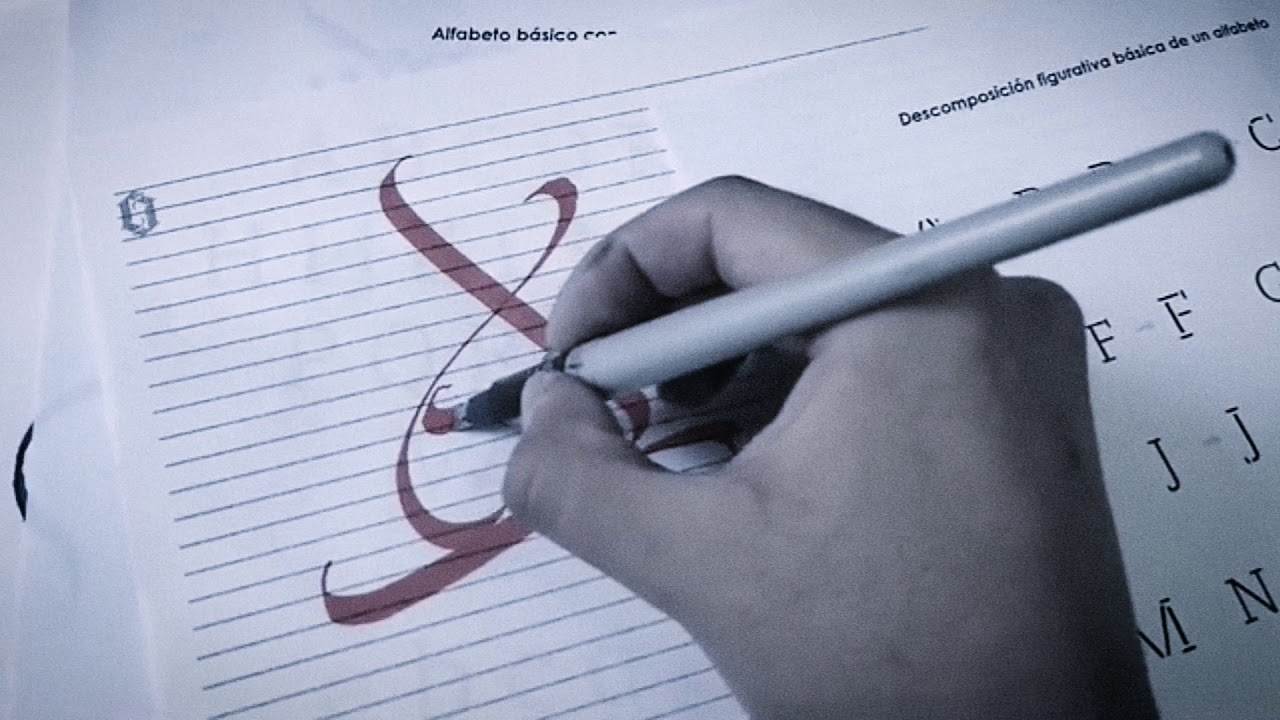 CURSO DE CALIGRAFÍA ABSTRACTA // LINK ACTUALIZADO // Fragmento // Curso completo en la descripción.