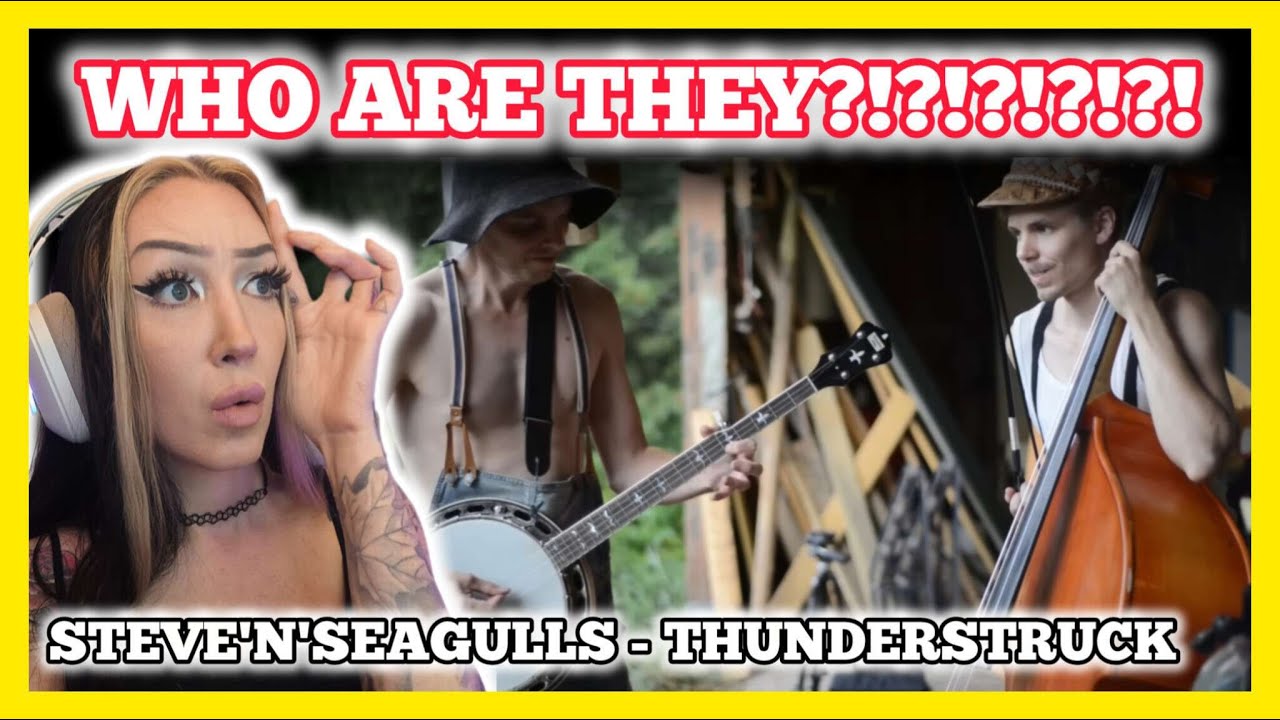 WHAT'S GOING ON HERE?! Steve'n'Seagulls - Thunderstruck (AC/DC cover) live reaction