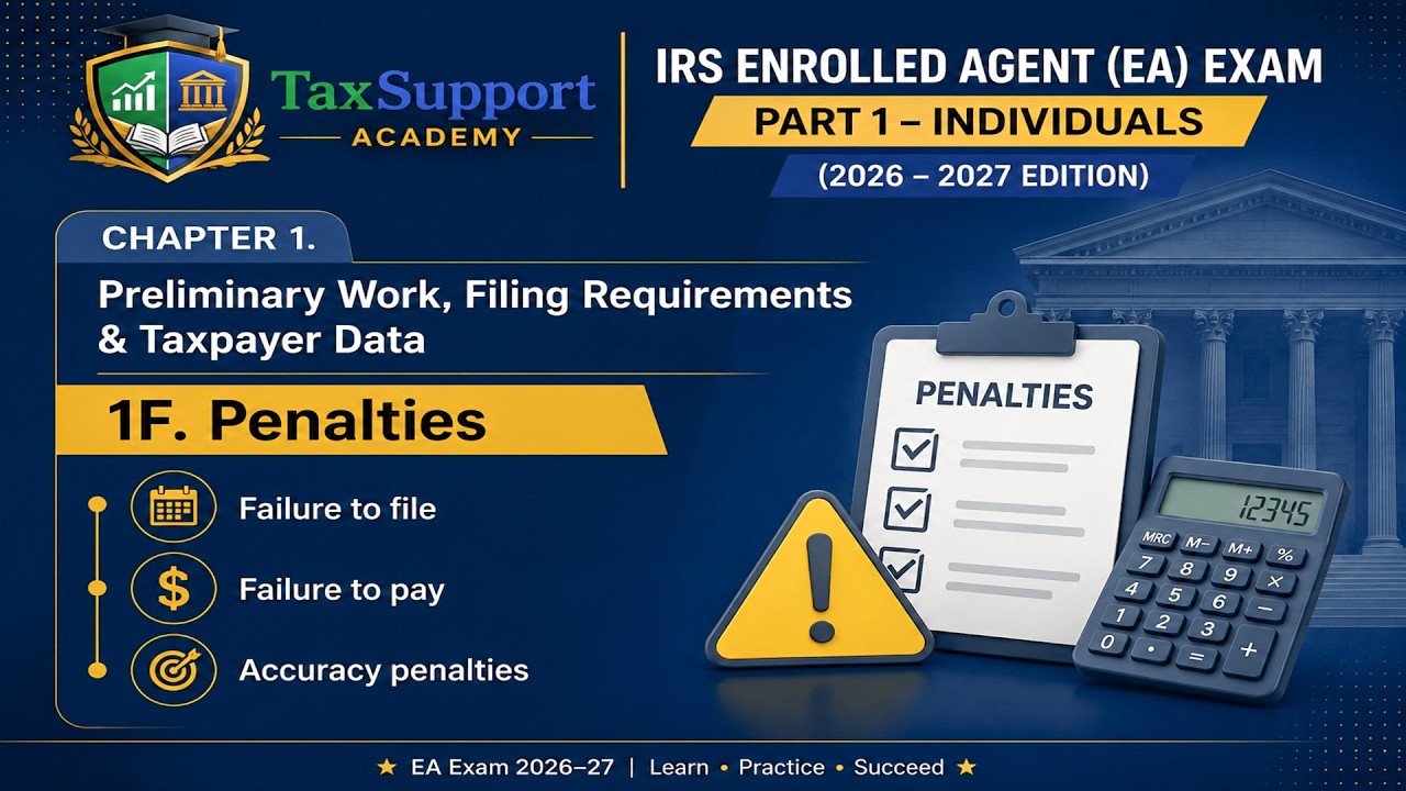 6/35 IRS Enrolled Agent (EA) Часть 1 &ndash; Подготовка к экзамену 2026&ndash;2027 | Физические лица | TaxSup...