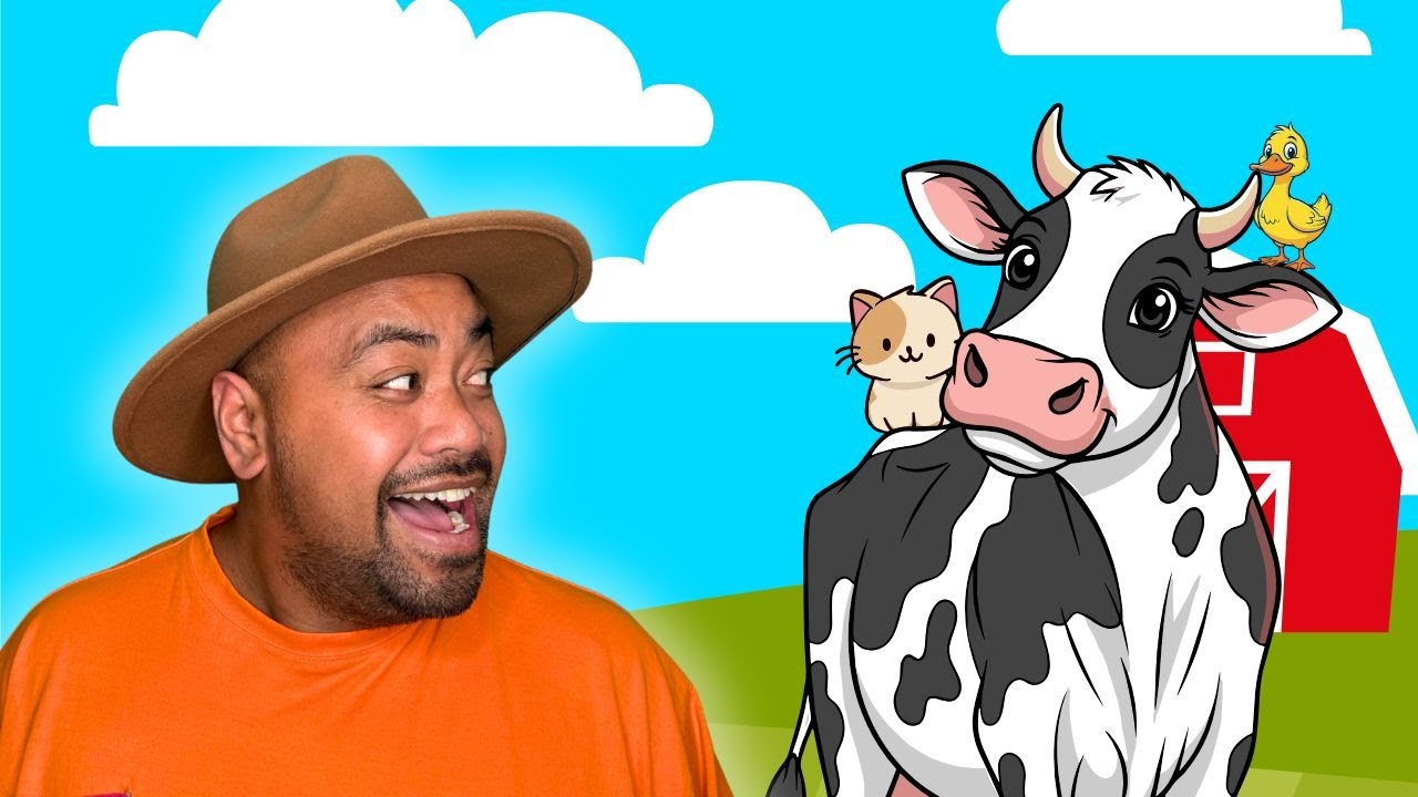 Animal Sounds Song | Moo, Quack, Meow Dance | The Cow Says | Funny silly kids songs | The Quokkas