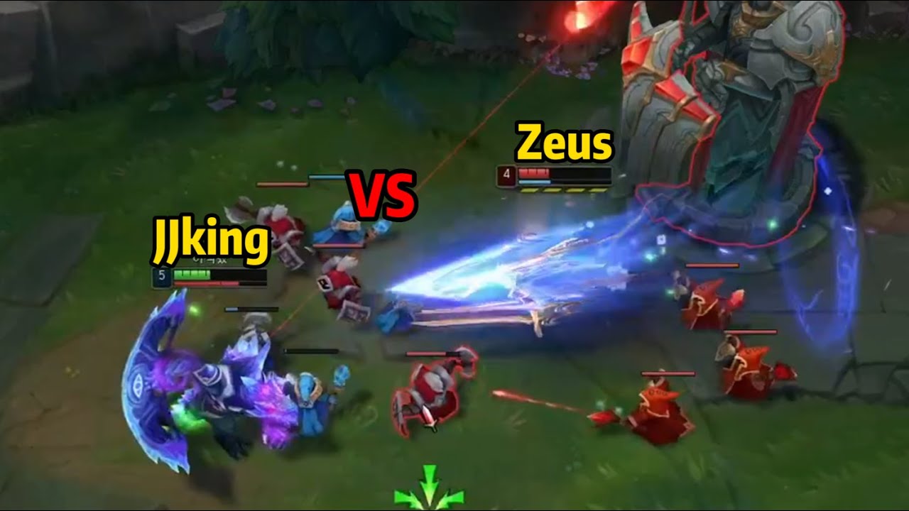 JJking Renekton VS Zeus Irelia in KR Challenger!