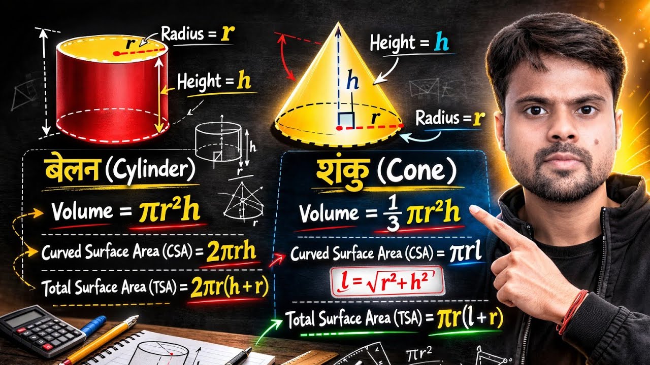 Mensuration Cone Formula Remember #formula