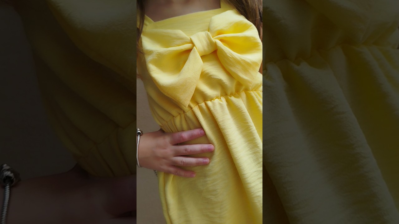 💛 O vestido mais fofo!