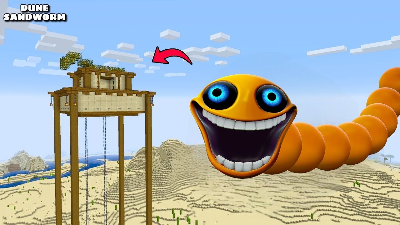 I FOUND a FORBIDDEN HUNGRY WORM 😨 That Shouldn’t Exist in Minecraft