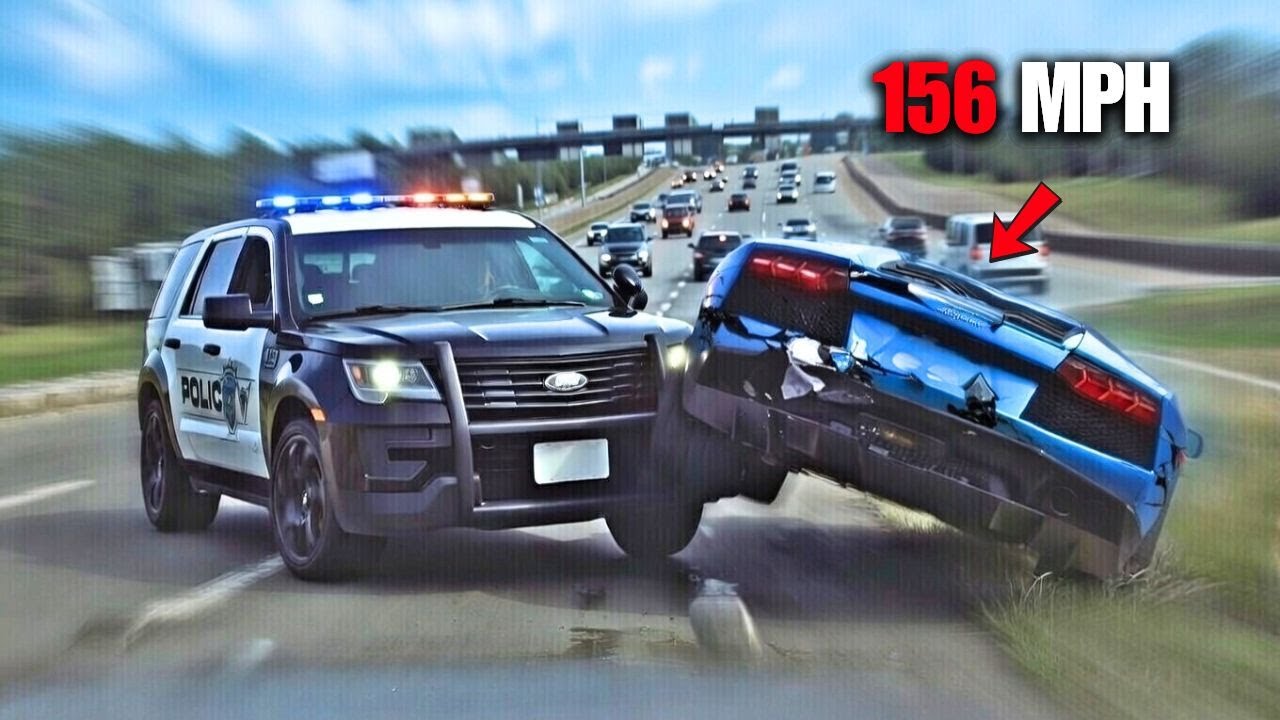 🔴 The CRAZIEST Supercar POLICE PURSUITS Ever CAUGHT ON CAMERA