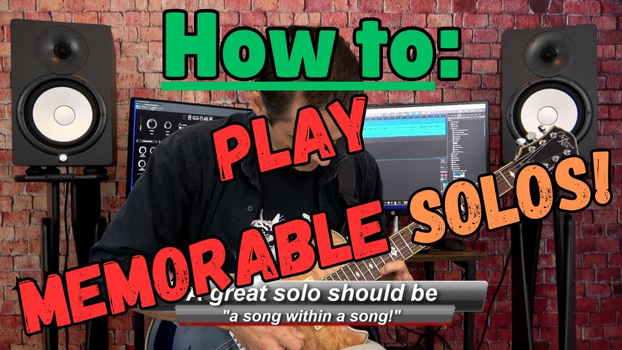 How to Play MEMORABLE Guitar SOLOS (5-Step Lesson!)