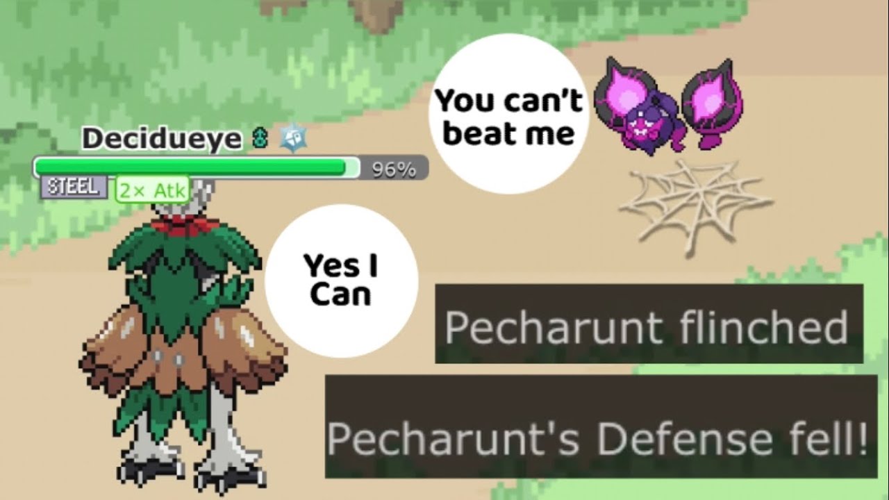 Can Hisuian Decidueye work with Sticky Webs?