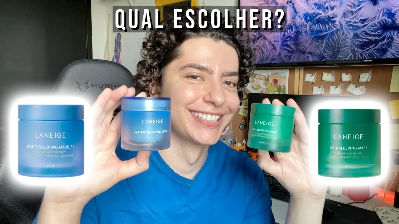 LANEIGE SLEEPING MASK - QUAL ESCOLHER? RESENHA DA VERSÃO CICA E DA VERSÃO WATER - ÍCONE DO K-BEAUTY