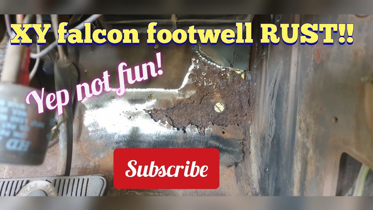 XY falcon footwell rust repair