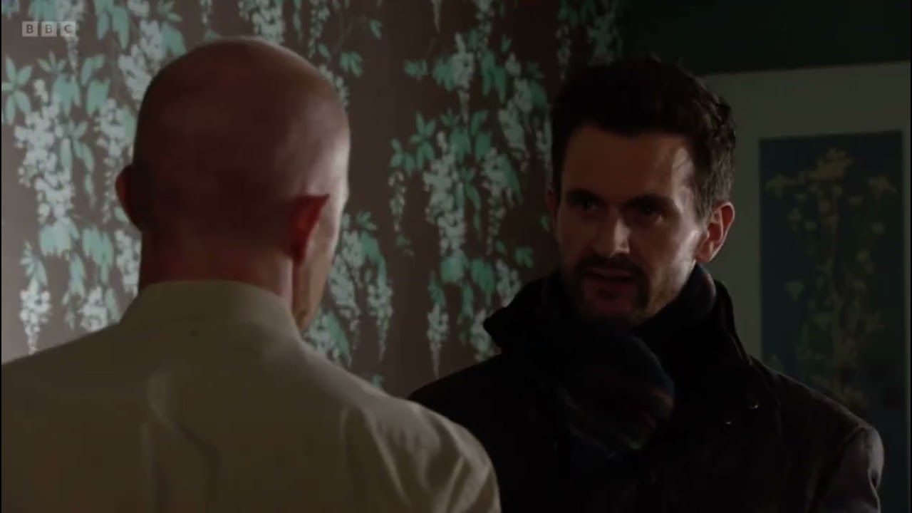 Eastenders Cameron tells max about Emma’s parents holding him responsible for her death scene