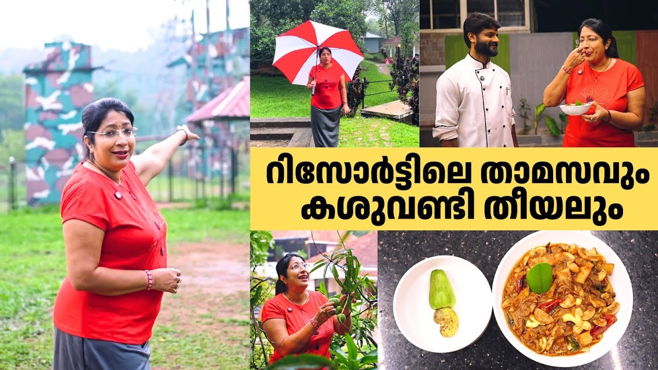 റിസോർട്ടിലെ താമസവും കശുവണ്ടി തീയലും | Amazing Stay at GreenBerg Resort, Idukki