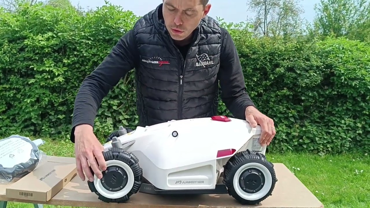 D&eacute;couverte du robot de tonte luba2 chez Ben robot's revendeur dans le 59
