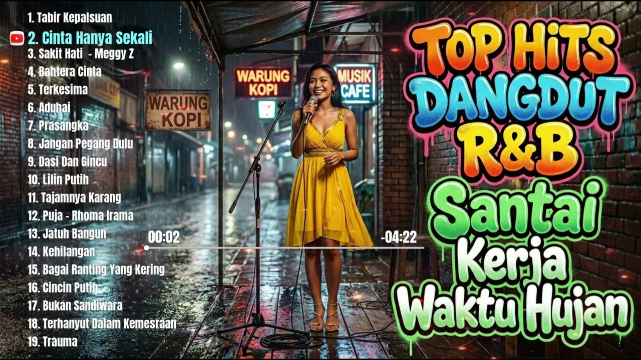 TOP HITS DANGDUT R&B - Santai Kerja Waktu Hujan (Tabir Kepalsuan, Cinta Hanya Sekali)