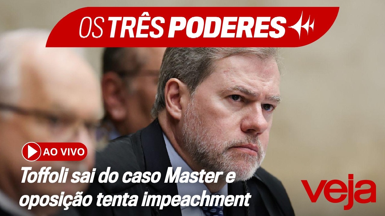 AO VIVO: Dias Toffoli sai do caso Master e oposição já fala em impeachment de ministro