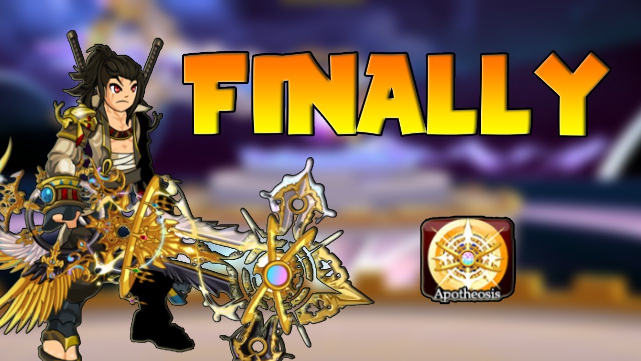 =AQW= I finally got EXALTED APOTHEOSIS