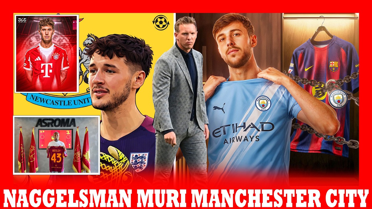 NAGGLESMAN ARASIMBURA PEP? JOHN STONES ARAJYA MURI BAYERN | TRAFFORD ARAGENDA | WESLEY!