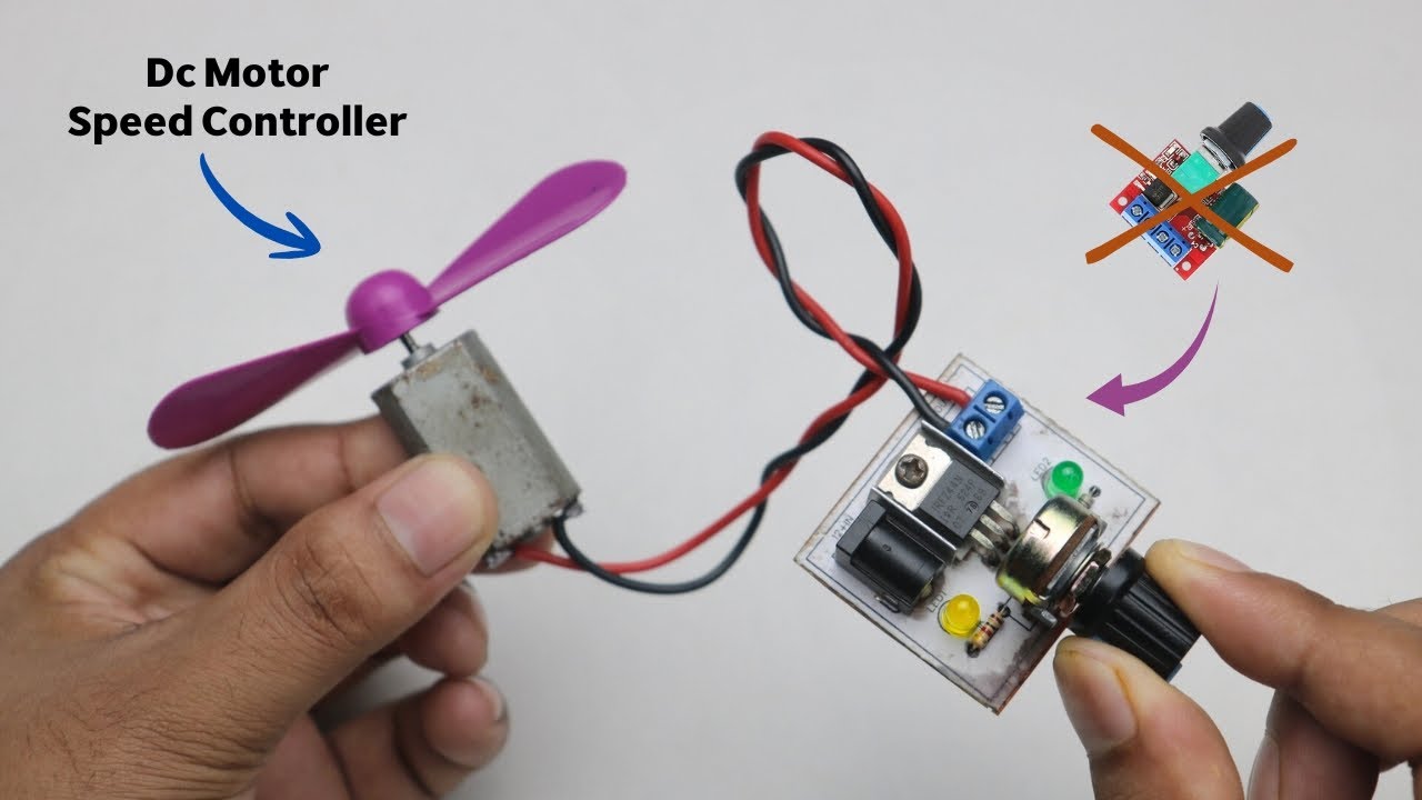 How To Make Dc Motor Speed Controller At Home