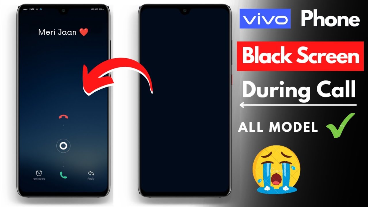Solved Vivo Phone Black Screen During Call Problem | Incoming Call Screen Not Showing 2024