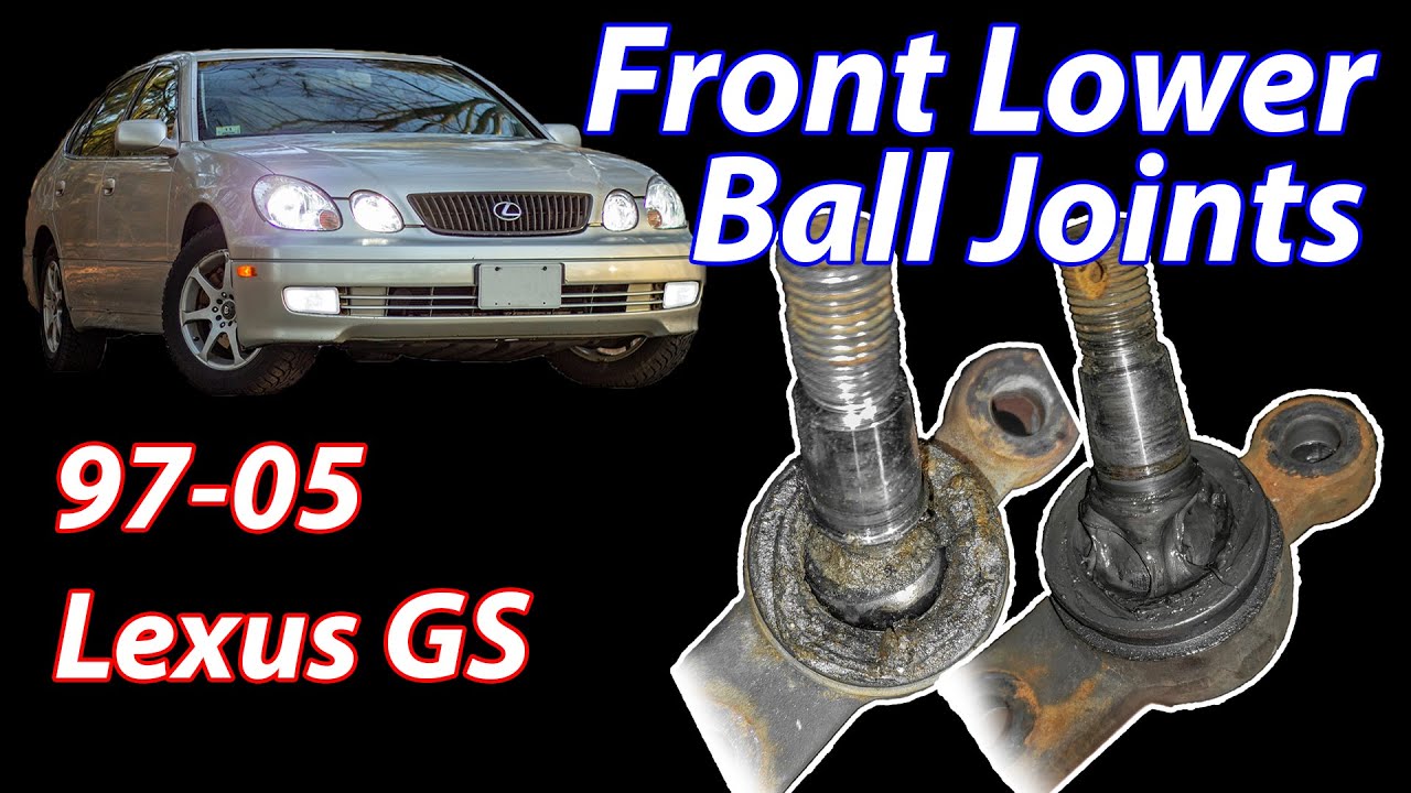 Replacing Front Lower Ball Joints 97-05 Lexus GS300/400/430