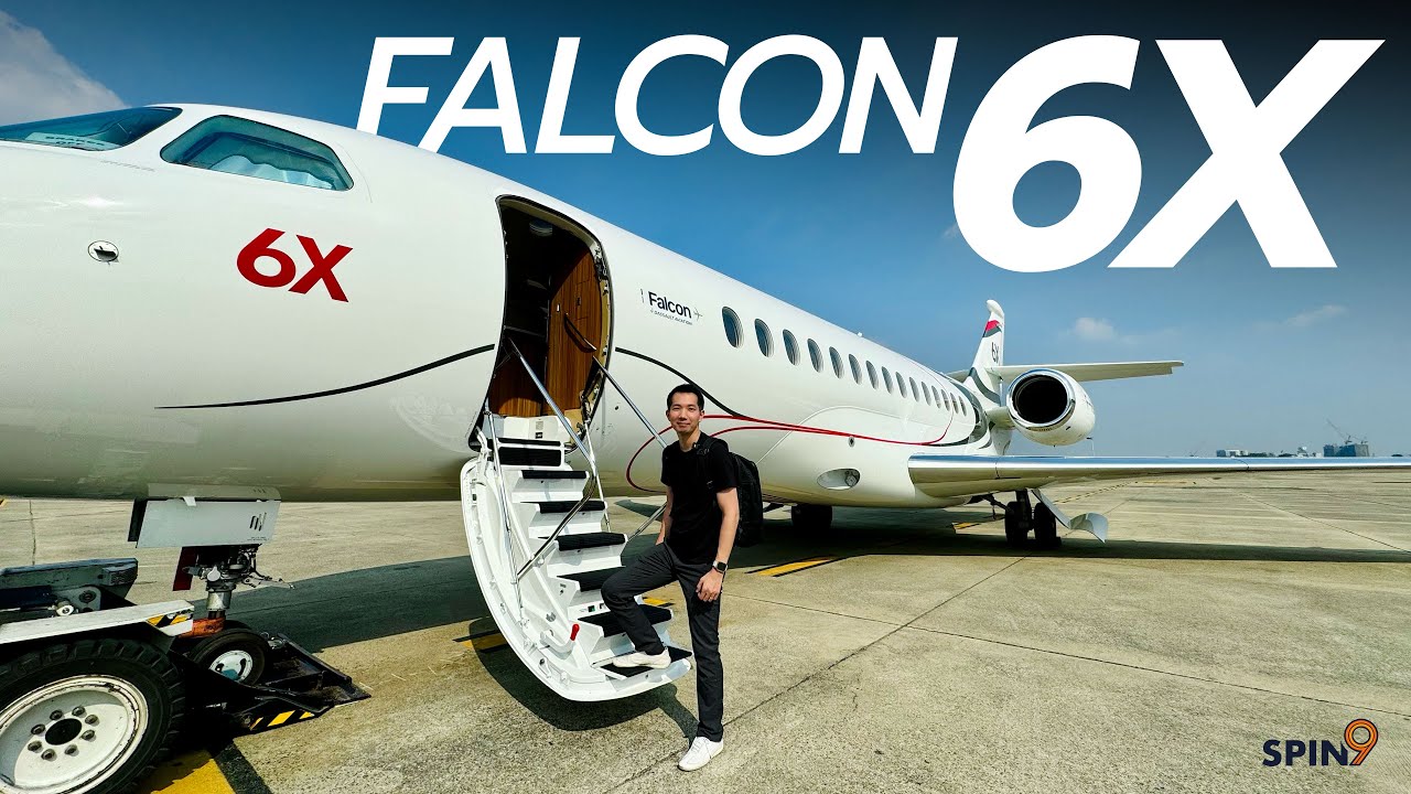 [spin9] รีวิว Dassault Falcon 6X — พาบินไปสิงคโปร์ด้วย Private Jet ลำตัวกว้างสุดในโลก