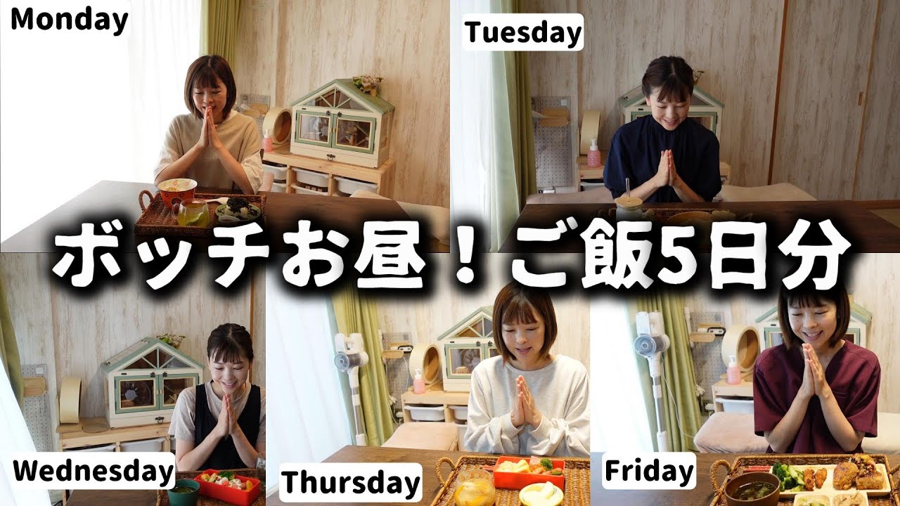 【節約お昼ご飯】あまり物、残り物で済ませて満足！