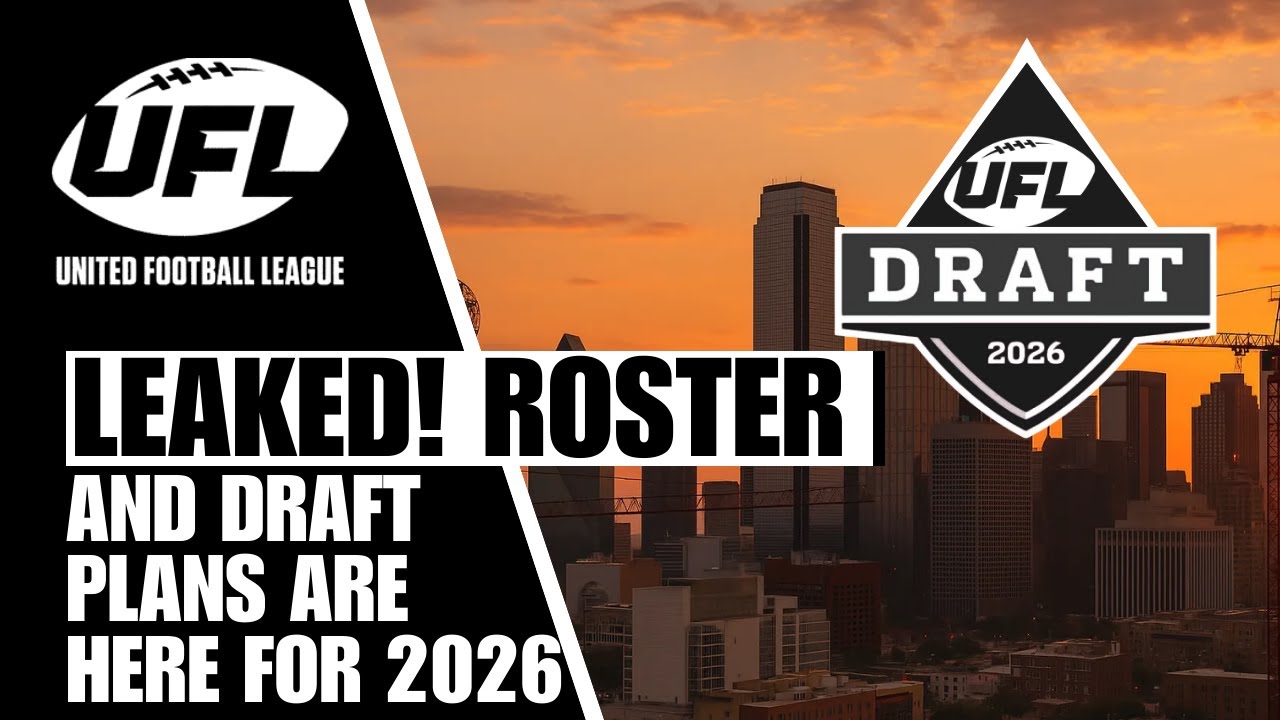 Утечка информации! Планы драфта и состава команд UFL на сезон 2026 года уже здесь!