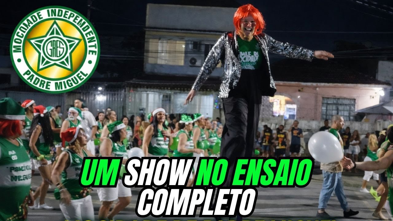 🟢 FOI UM ESPETÁCULO!! | MOCIDADE 2026: ÚLTIMO ENSAIO DE RUA COMPLETO DO ANO PARA O CARNAVAL 2026.