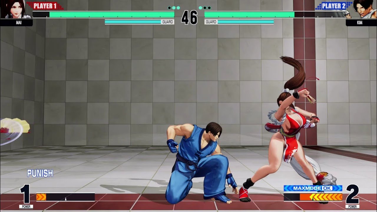 【KOF15】不知火舞vsキム　THE KING OF FIGHTERS XV　Mai Shiranui　