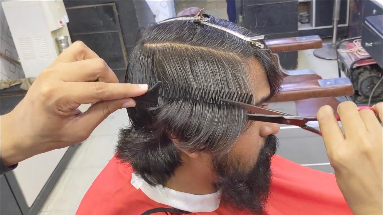 Amazing Haircut Transformation With Scissors 