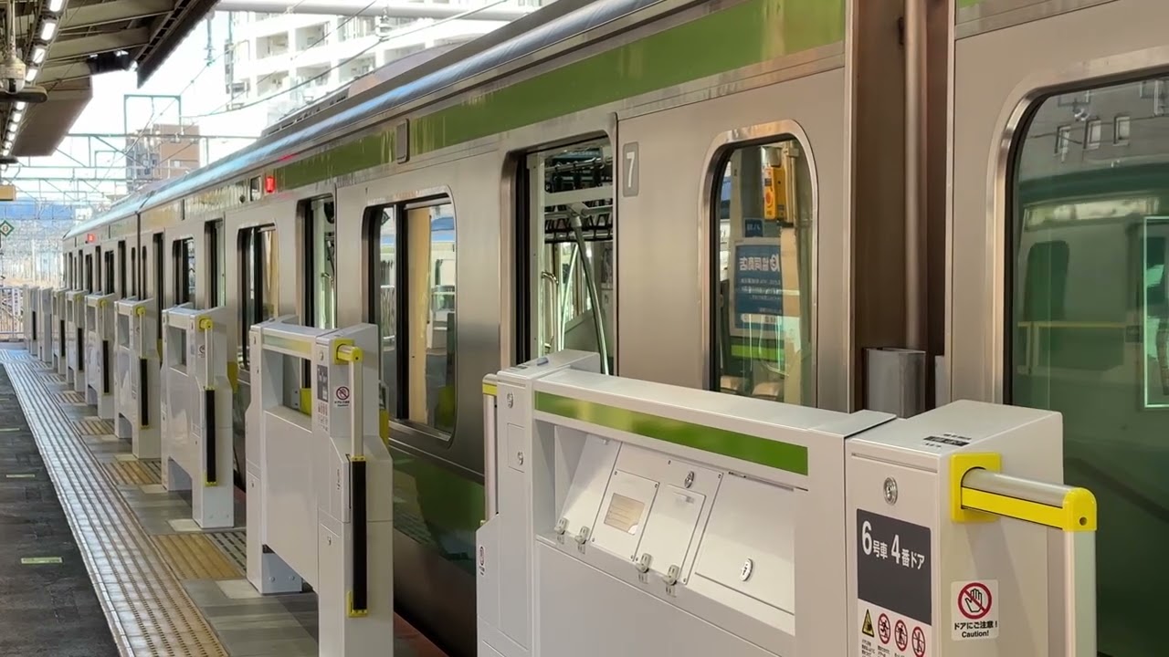 【ワンマン化前】横浜線が橋本駅2番線発車メロディー『mellow time』を鳴らして発車するシーン