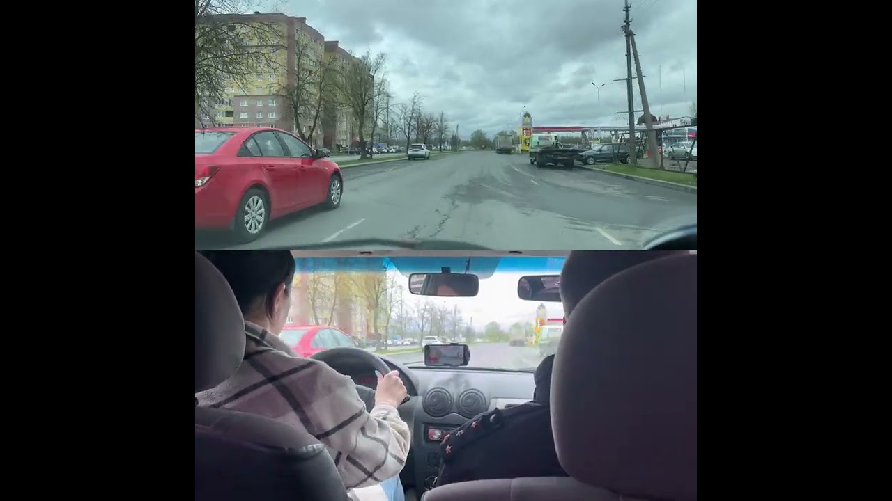 Сдача экзамена в ГАИ.