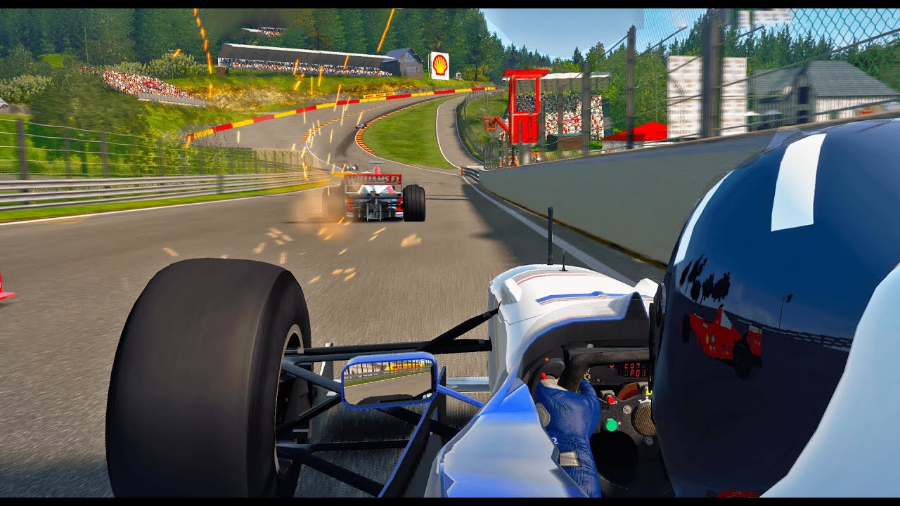 Damon Hill - Williams FW18 | Spa Francorchamps | Legend AI | F1 2013 Gameplay
