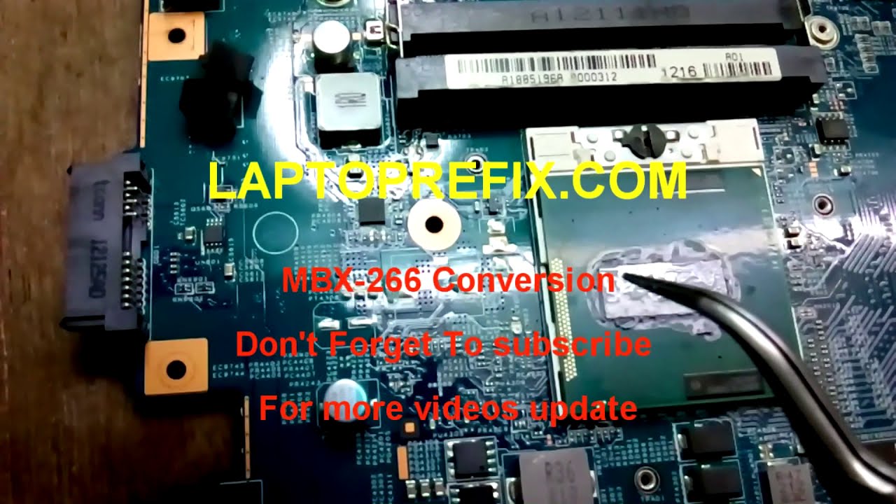 MBX-266 CONVERSION DIS TO UMA | LAPTOPREFIX.COM|black screen troubleshooting