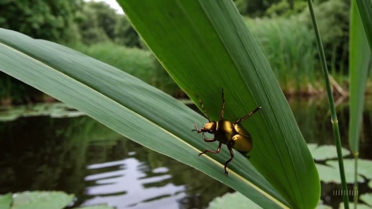 Serene Pond Life: Nature Video #AI #sora